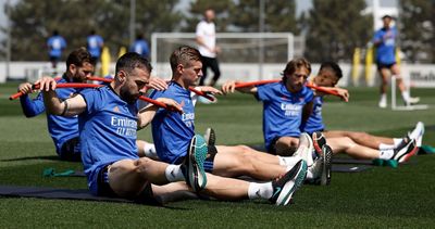 entrenamiento del real madrid