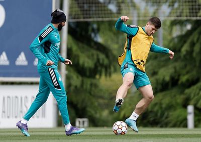 entrenamiento del real madrid