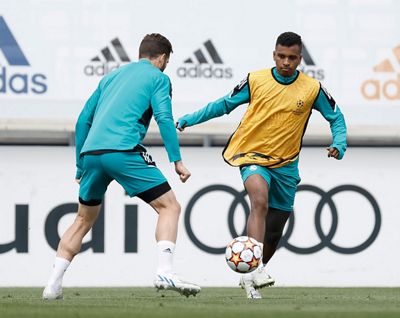 entrenamiento del real madrid