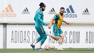 Dernier entraînement avant la réception de Manchester City