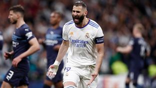 Benzema equals Lewandowski as third-highest goal scorer in the European Cup