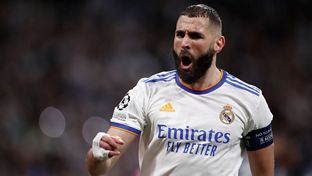 Benzema's Champions League goals this season