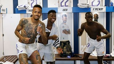 Inside Real Madrid: El baile, protagonista de la celebración en el vestuario