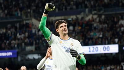 Courtois, jugador de la semana de la Champions League