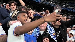 Inside Real Madrid: Man of the Hour Rodrygo poses for selfies with the fans.