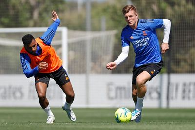 entrenamiento del real madrid
