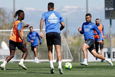 entrenamiento del real madrid