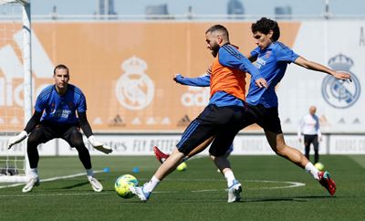 entrenamiento del real madrid