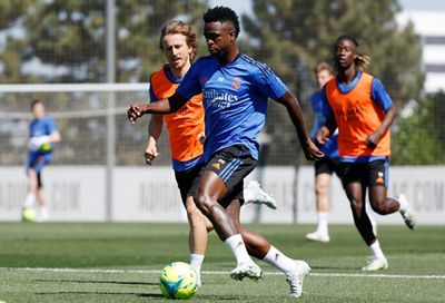 entrenamiento del real madrid
