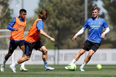 entrenamiento del real madrid