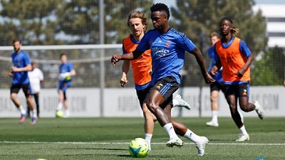 The team begin preparations for derby clash with Atlético