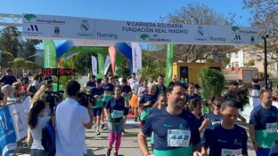 Alhaurín de la Torre acogió la V Carrera Solidaria Fundación Real Madrid by Unicaja Banco