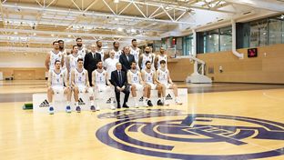 Real Madrid basketball team official photo