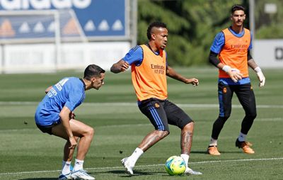 entrenamiento del real madrid