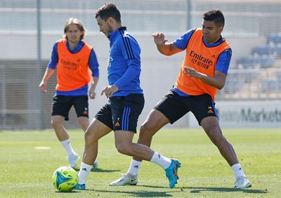 entrenamiento del real madrid