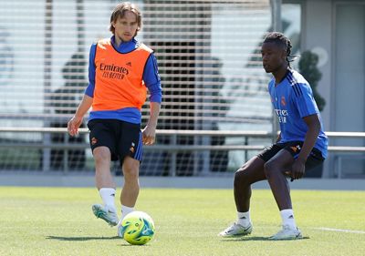 entrenamiento del real madrid