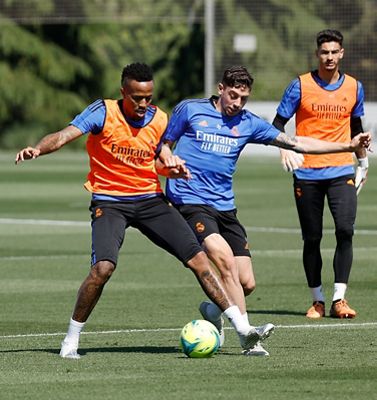 entrenamiento del real madrid