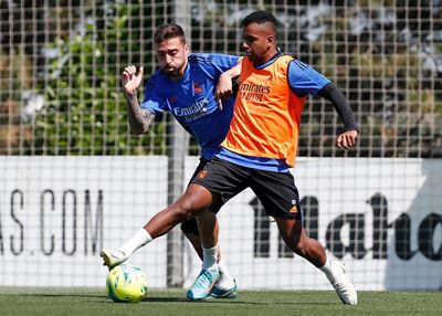 entrenamiento del real madrid