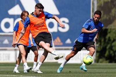 entrenamiento del real madrid