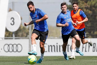 entrenamiento del real madrid