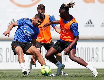 entrenamiento del real madrid