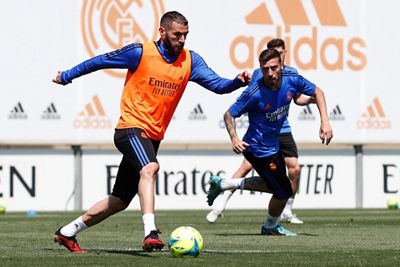 entrenamiento del real madrid
