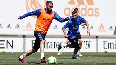 Abschlusstraining vor dem Spiel gegen Levante
