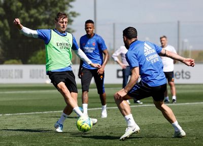 entrenamiento del real madrid