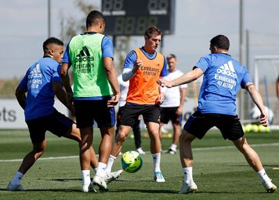 entrenamiento del real madrid