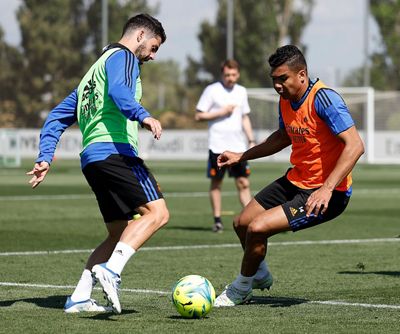 entrenamiento del real madrid