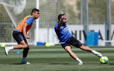 entrenamiento del real madrid