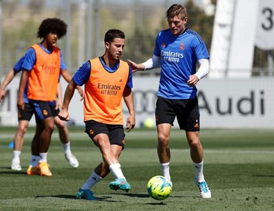 entrenamiento del real madrid