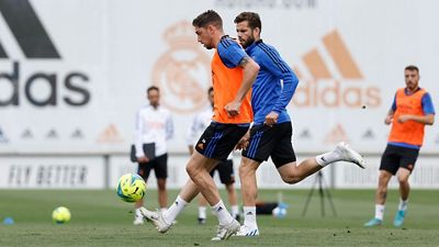 Abschlusstraining vor dem Spiel gegen Cádiz