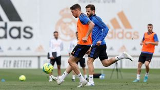 Abschlusstraining vor dem Spiel gegen Cádiz