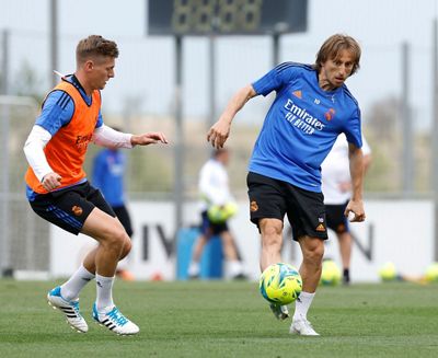 entrenamiento del real madrid