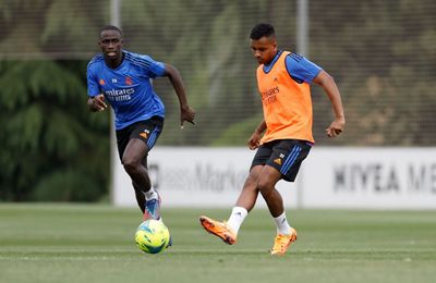entrenamiento del real madrid