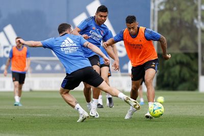 entrenamiento del real madrid