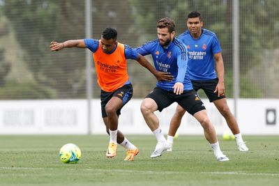 entrenamiento del real madrid