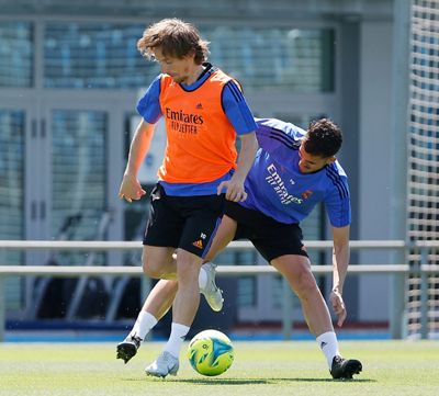 entrenamiento del real madrid