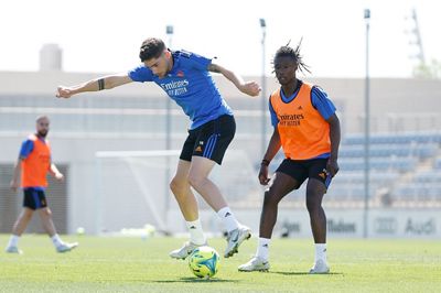 entrenamiento del real madrid