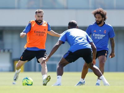entrenamiento del real madrid