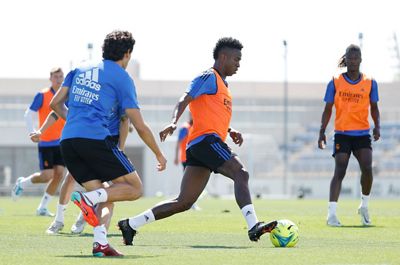 entrenamiento del real madrid