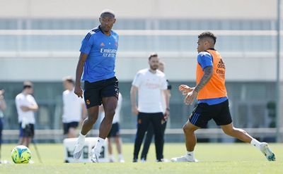 entrenamiento del real madrid