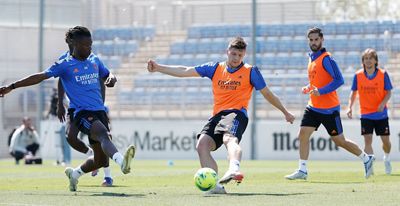 entrenamiento del real madrid