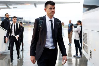 llegada del real madrid a belgrado