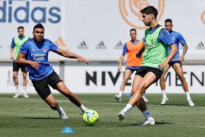 entrenamiento del real madrid