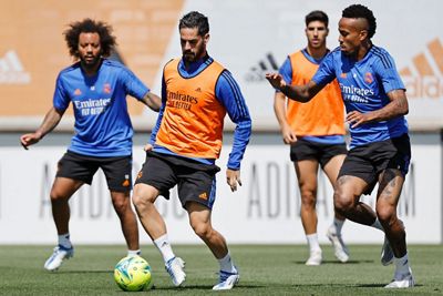 entrenamiento del real madrid