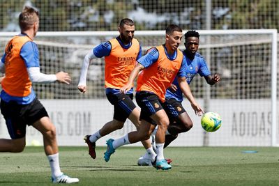 entrenamiento del real madrid