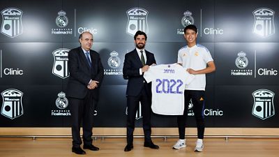 Presentación de los clínics de la Fundación Real Madrid en Japón