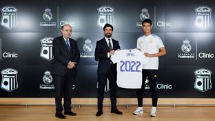 Presentación de los clínics de la Fundación Real Madrid en Japón